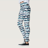 Leggings Motif ondulé (Gauche)