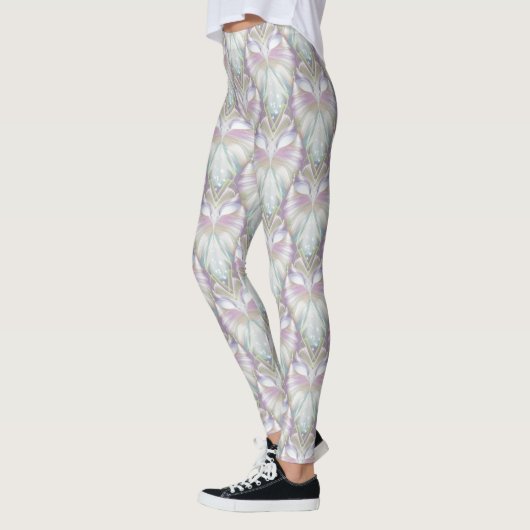 Leggings Motif Oracle Owl Pastel Purple (Gauche)