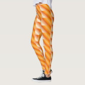 Leggings Motif Orange Deux Tons (Gauche)