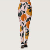 Leggings Motif orange vibrant (Dos)