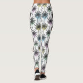 Leggings Motif Paint Drop Palm Tree (Dos)