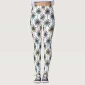 Leggings Motif Paint Drop Palm Tree (Devant)