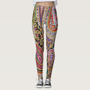 Leggings motif paisley
