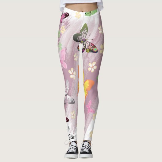 Leggings Motif papillon 7 (Devant)