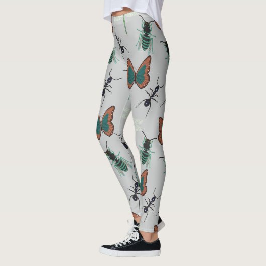 Leggings Motif papillon coloré (Gauche)