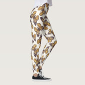 Leggings Motif papillon de femme peinte (Droite)