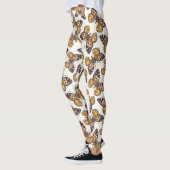 Leggings Motif papillon de femme peinte (Gauche)