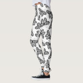 Leggings Motif papillon en papier (Gauche)