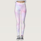Leggings Motif papillon rose (Devant)
