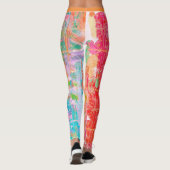 Leggings Motif Pastel Clair (Dos)
