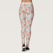 Leggings Motif Pastel Palm Tree (Dos)