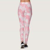 Leggings Motif Pastel Pink Blobs (Dos)