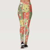 Leggings Motif Patchwork Floral de Ferme (Dos)