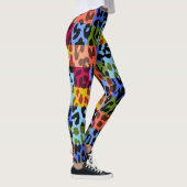 Leggings Motif peau de léopard coloré #19 (Droite)