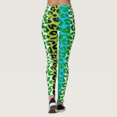 Leggings Motif peau de léopard coloré #28 (Dos)
