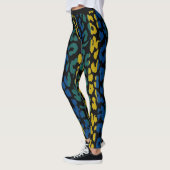 Leggings Motif peau de léopard coloré #9 (Gauche)