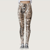 Leggings Motif Peau de Serpent  (Devant)