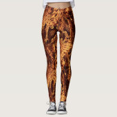 Leggings Motif Peau de Serpent  (Devant)