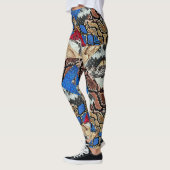 Leggings Motif Peau de Serpent (Gauche)