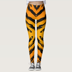 Leggings Motif Peau de Tigre Vacances Touriste Animal Rayur