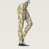 Leggings Motif péruvien de femme et de lama d'aquarelle (Droite)