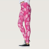 Leggings Motif Pierre Rose- (Gauche)
