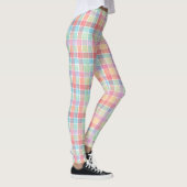 Leggings Motif plaid couleur ressort (Droite)