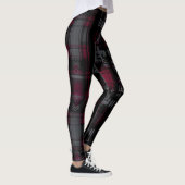 Leggings Motif Plaid Gothique Grungy Grunge Frappé (Droite)