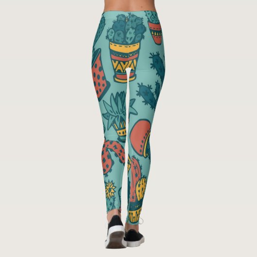 Leggings motif plante (Dos)