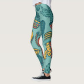 Leggings motif plante (Gauche)