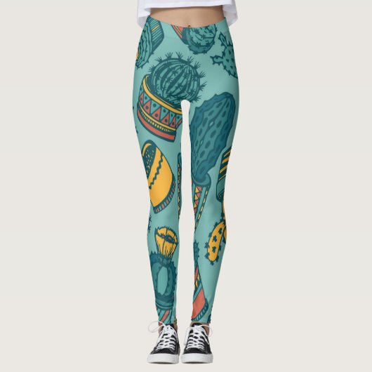 Leggings motif plante (Devant)