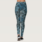 Leggings Motif plante 13b Black BG (Dos)