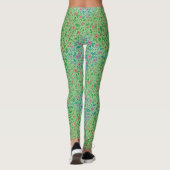 Leggings motif plante A10.b LGreen BG (Dos)
