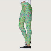 Leggings motif plante A10.b LGreen BG (Gauche)