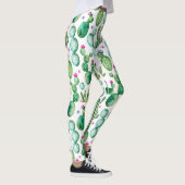 Leggings Motif Plante Cactus aquarelle (Droite)