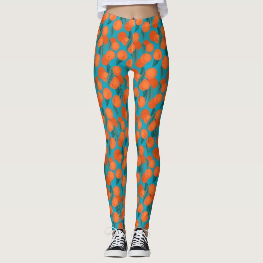 Leggings Motif plat sans couture avec poches sur branches (Devant)