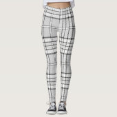 Leggings Motif plat tendance gris flanelle (Devant)