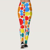 Leggings Motif Pois couleur rétro #20 (Dos)