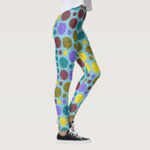 Leggings Motif Pois couleur rétro #3 (Droite)