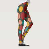 Leggings Motif Pois couleur rétro #5 (Droite)