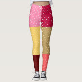 Leggings Motif Pois monogramme (Devant)