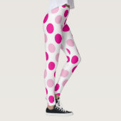 Leggings Motif pois rose (Droite)