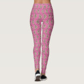 Leggings Motif Poisson Rose (Dos)