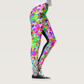Leggings Motif polygone multicolore 3 jours (Droite)