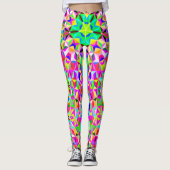 Leggings Motif polygone multicolore 3 jours (Devant)