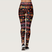 Leggings Motif populaire coloré (Dos)