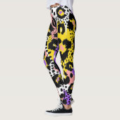 Leggings motif poster de animal (Gauche)