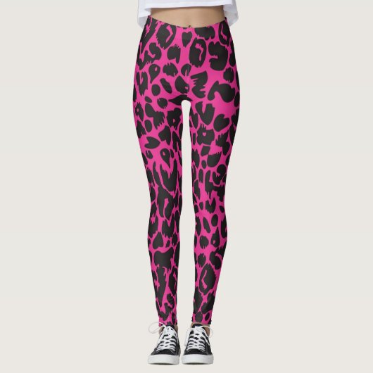 Leggings motif poster de animal (Devant)