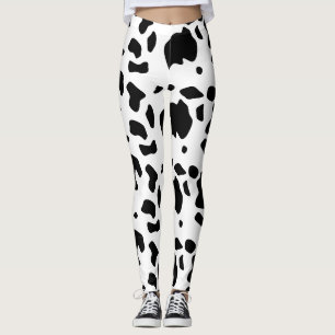 Leggings Motif Poster de animal de Vache Holstein Friesian