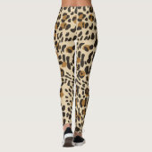 Leggings Motif Poster de animal Leopard Jaguar (Dos)